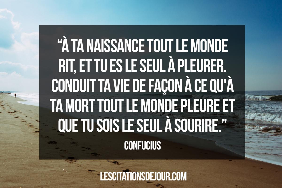 Vie et mort citation de confucius sur la vie et la mort